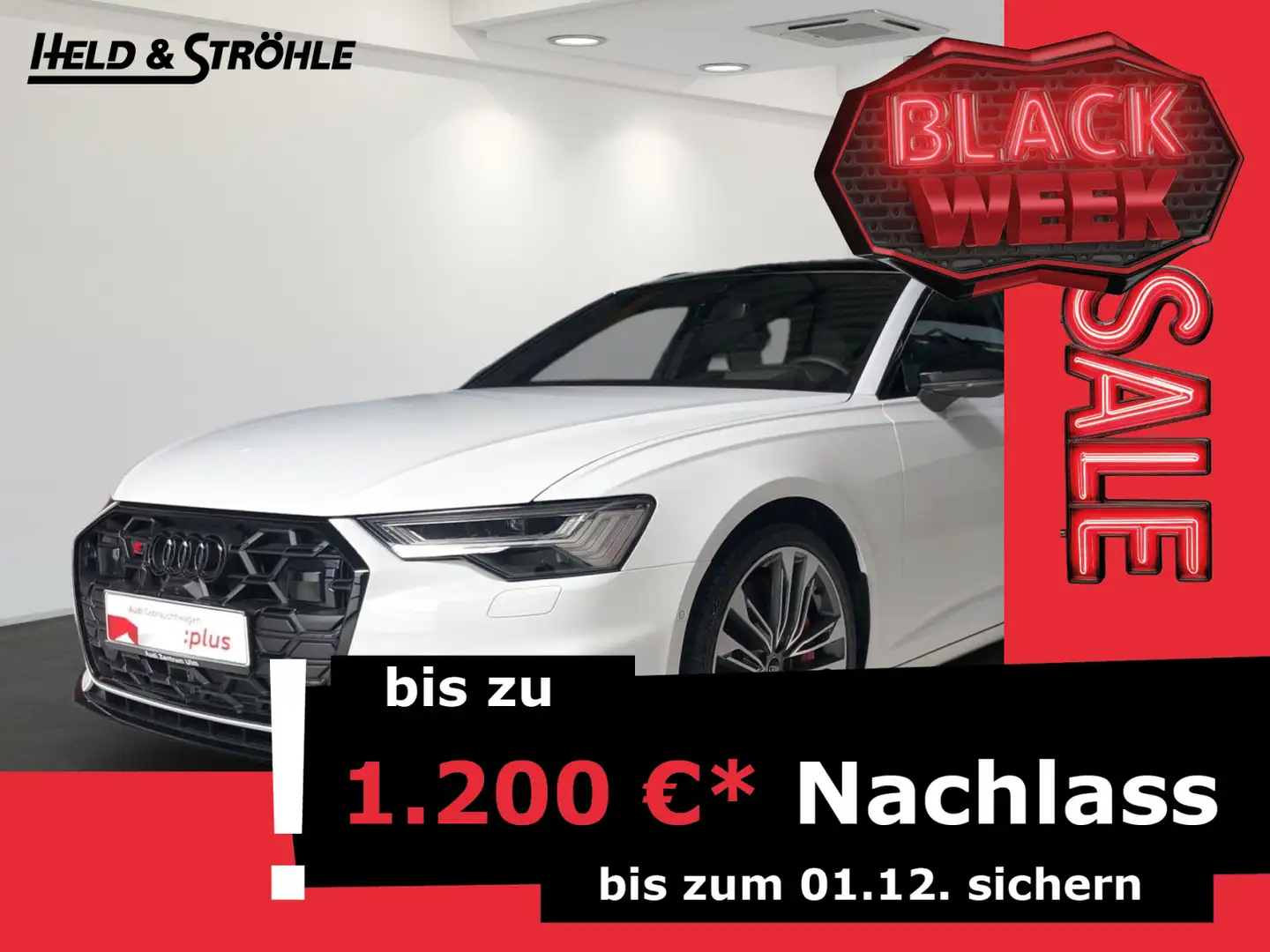 Audi S6 TDI qu 21 AHK B&O HuD LUFT PANO STANDH Weiß - 1