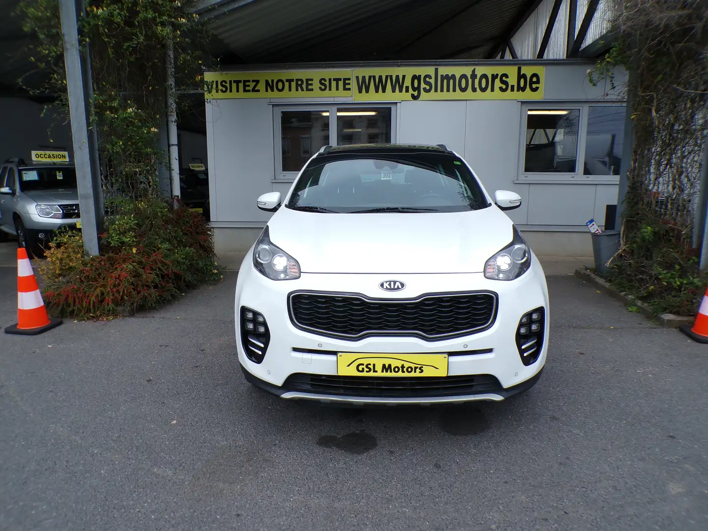 Kia Sportage 1.6 T 177cv 4x4 Automatique GT Line Blanc10/17 GPS Blanc - 2