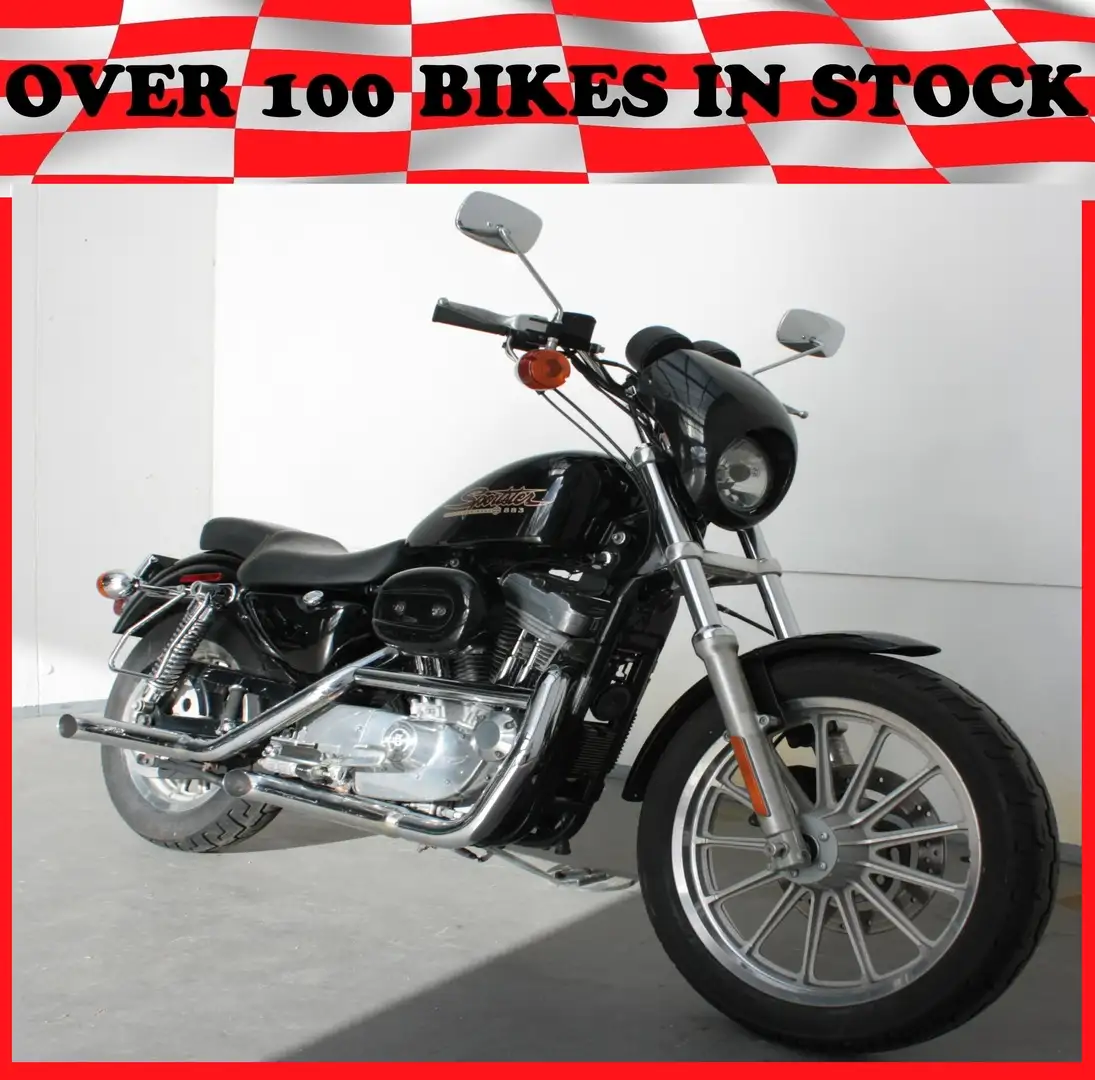 Harley-Davidson Sportster XL883 Sportster Clubstyle Umbau 1HD4.. Negru - 1