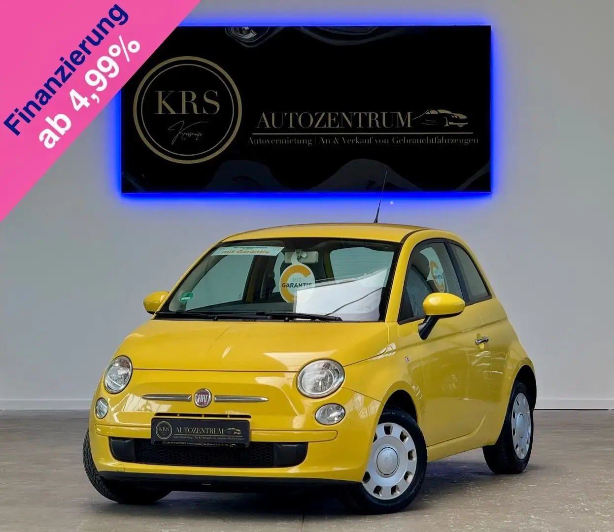 Fiat 500 Pop 1.2i *GARANTIE*SCHECKHEFTGEPFLEGT*2.HAND Gelb - 1