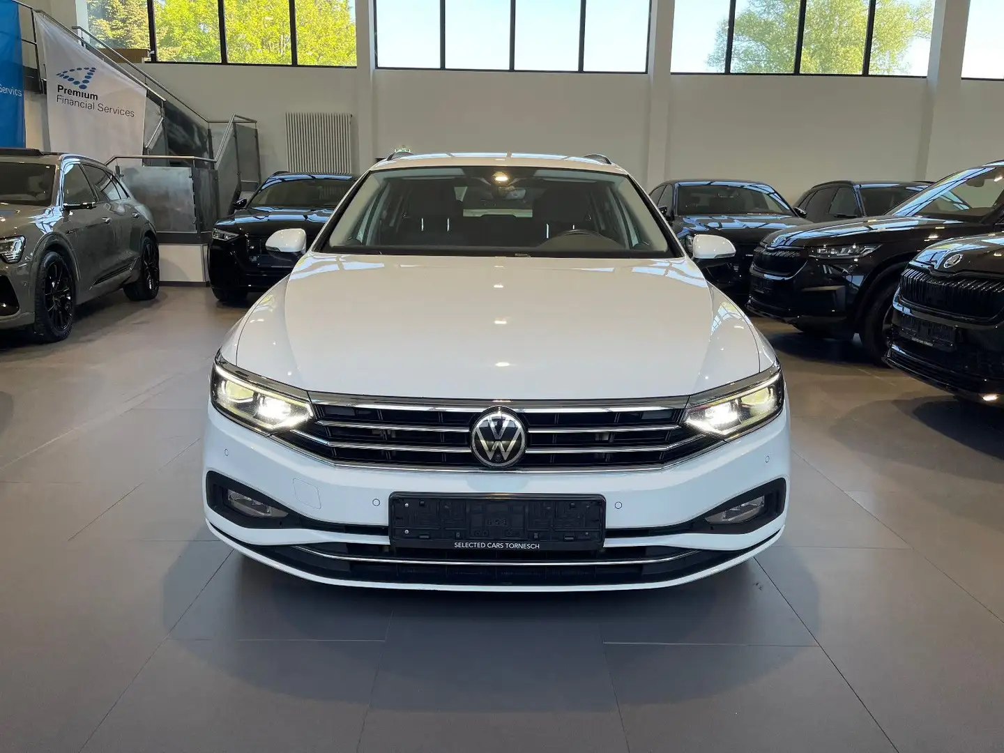Volkswagen Passat Variant Passat Business 2.0 TDI DSG AID/STHZ/MATRIX/360° Blanc - 2