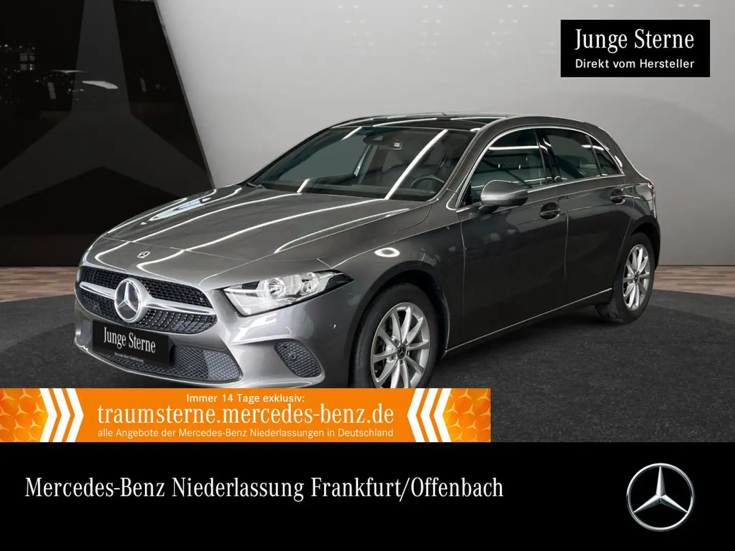 Mercedes-Benz A 250 e PROGRESSIVE+PANO+AHK+8G Grau - 1