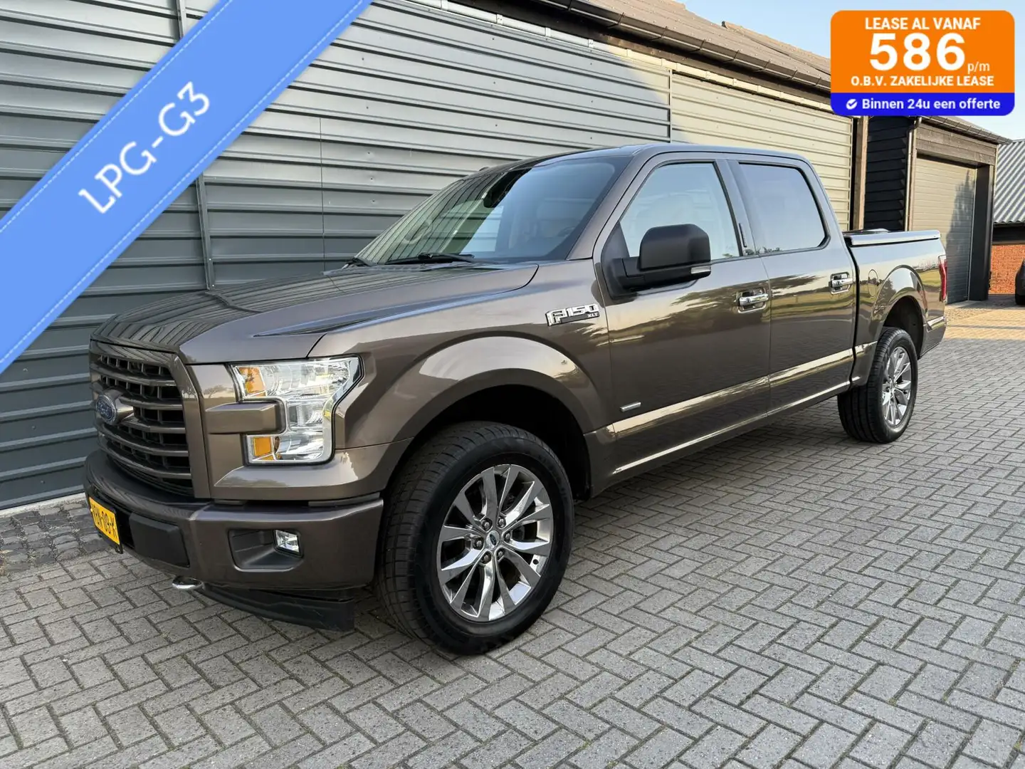 Ford F 150 USA 3.5 V6 SuperCrew Leder Navi Trekhaak 3500 KG Brun - 1