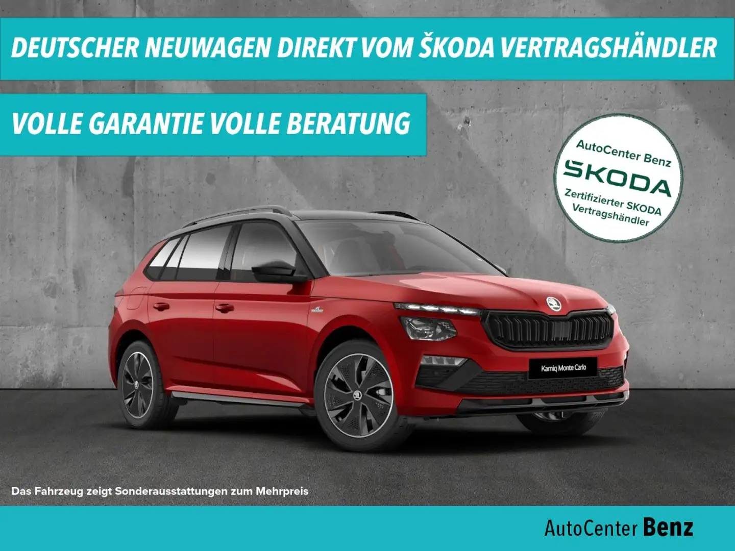 Skoda Kamiq 1.0 TSI DSG MONTE CARLO *LED*PANO*CARPLAY* Klima Blau - 1