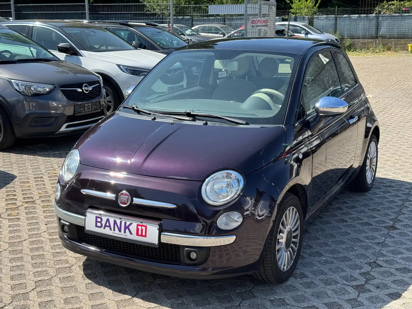 Fiat 500 1,2i*Panorama*Klimaanlage* Mauve - 1