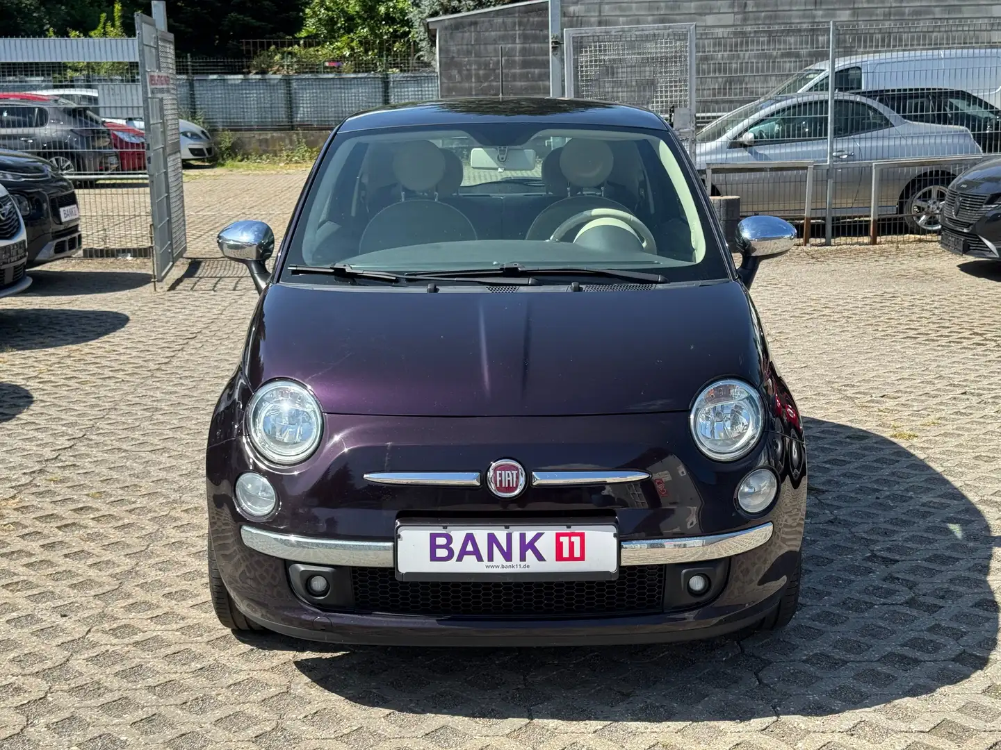 Fiat 500 1,2i*Panorama*Klimaanlage* Mauve - 2