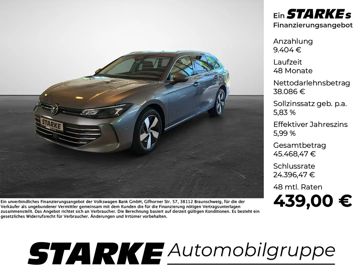 Volkswagen Passat Variant 2.0 TDI DSG Business Gris - 1