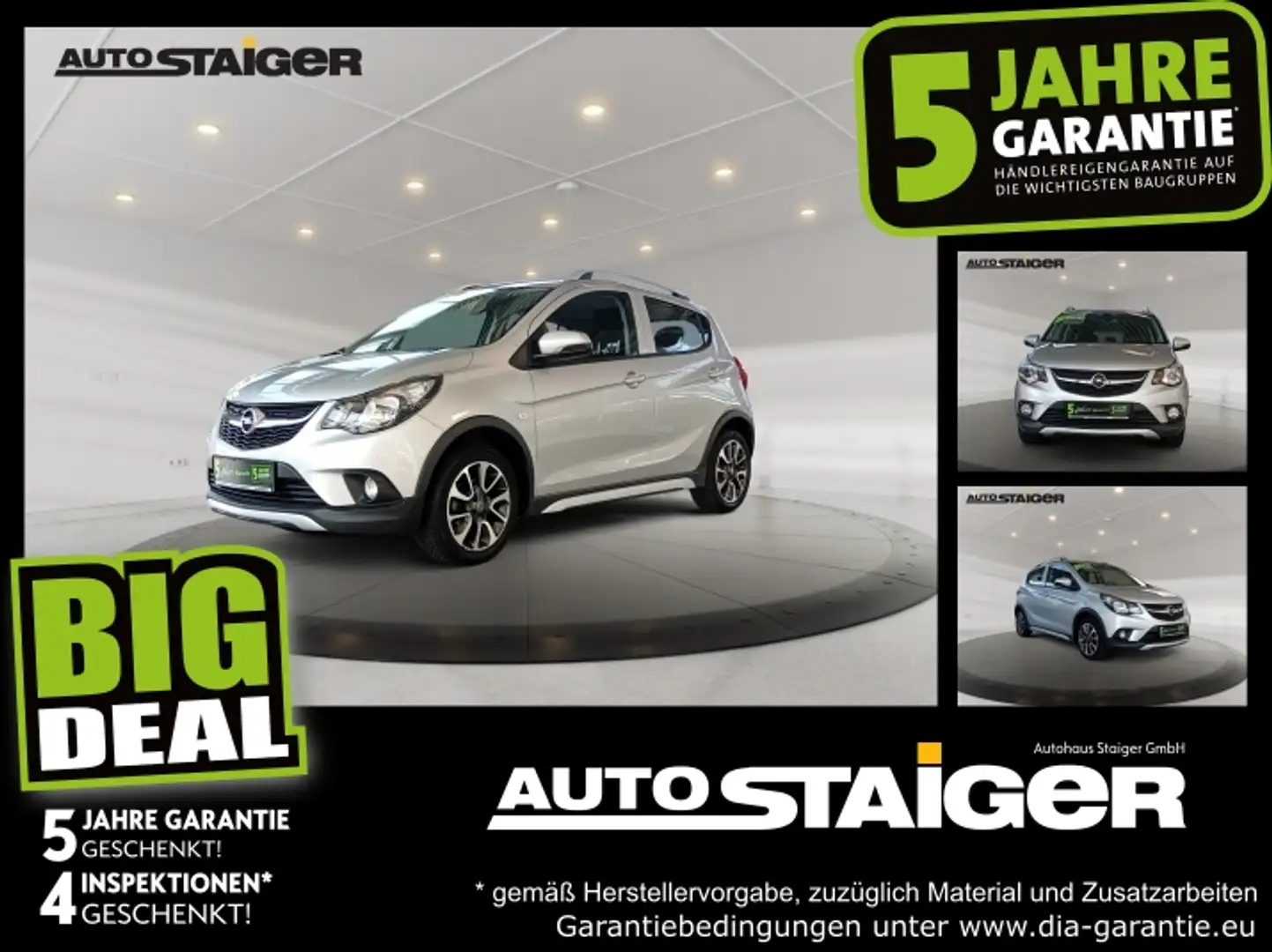 Opel Karl Rocks *Klima*LM*PDC*ZV*NSW*el. FH* Argent - 1