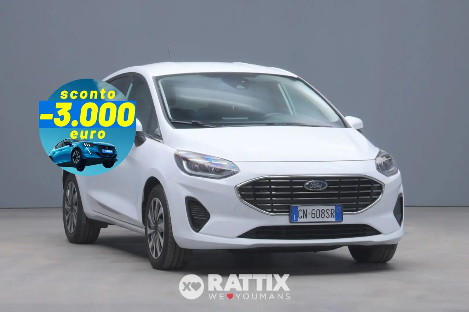 Ford Fiesta 1.0 Ecoboost Hybrid 125CV Titanium Bianco - 1