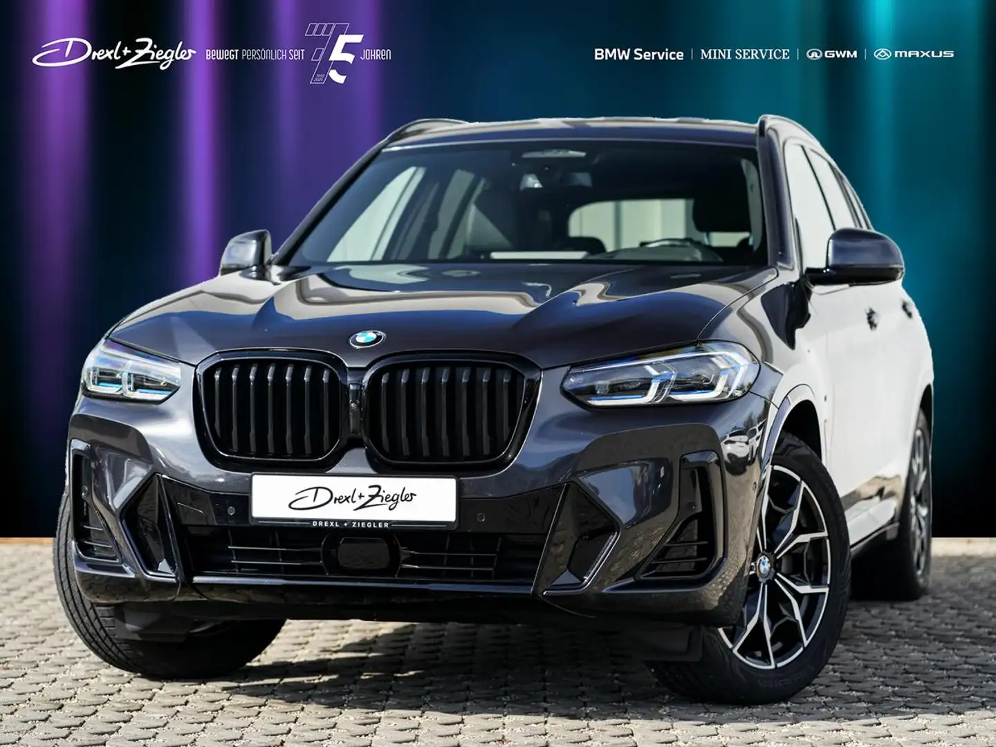 BMW X3 xDrive30i M-Sport AHK Laser H&K HuD GSD KoZg Gris - 1