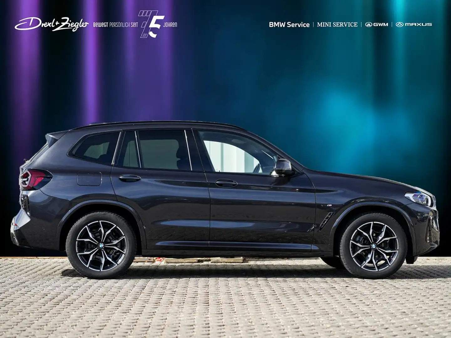 BMW X3 xDrive30i M-Sport AHK Laser H&K HuD GSD KoZg Gris - 2