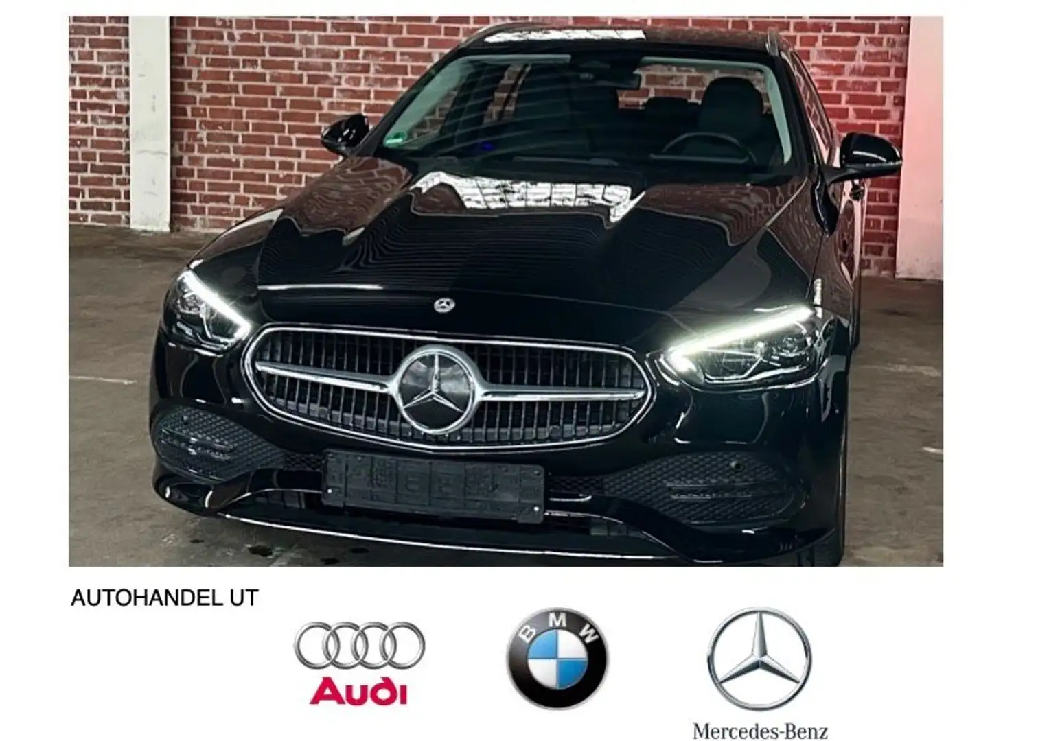 Mercedes-Benz C 220 d T 9G Avantgarde LED/MBUX/Spur/AHK/R.Kam Schwarz - 1