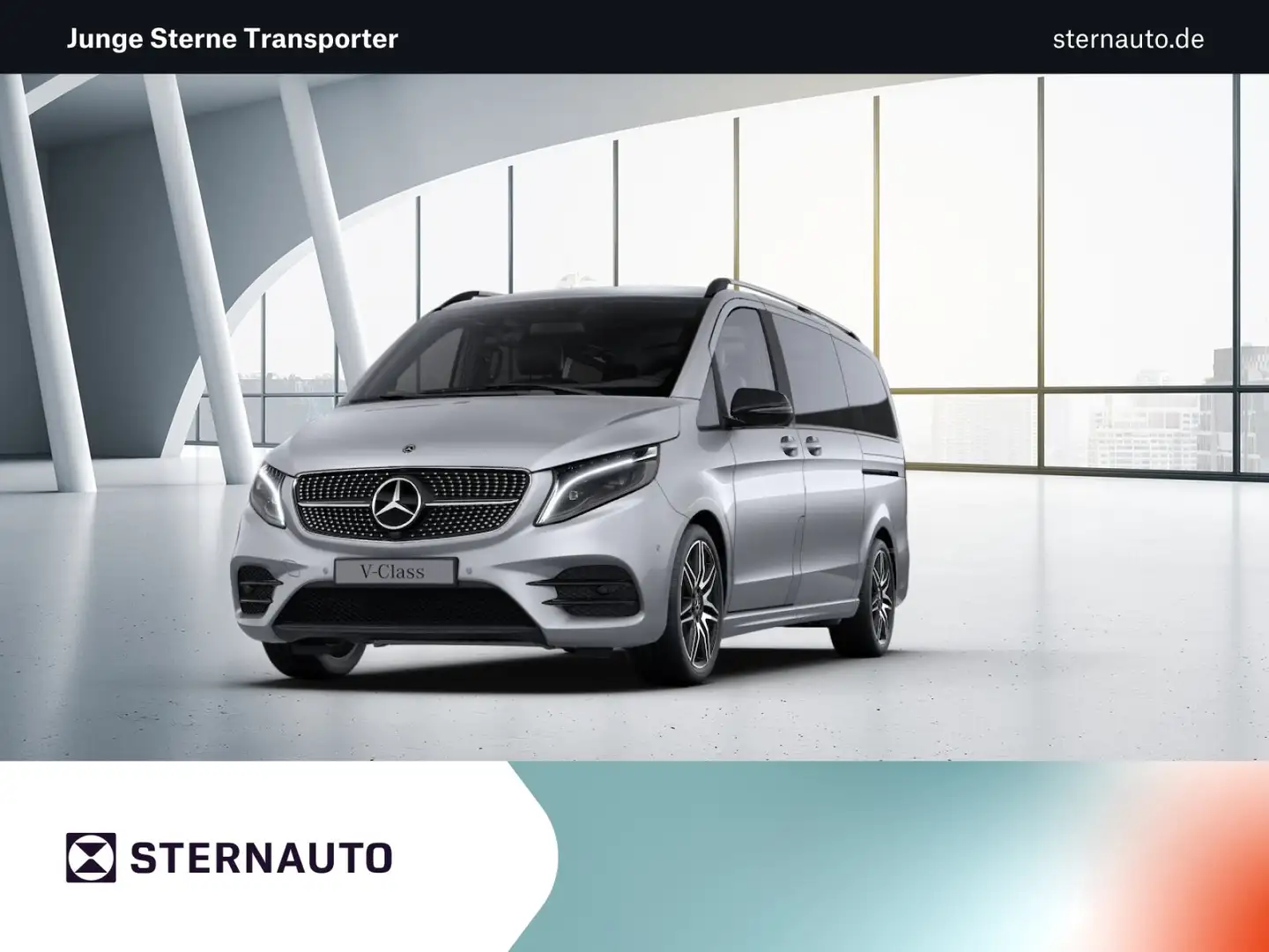 Mercedes-Benz V 300 V 300 d AVANTGARDE EDITION Lang AMG Line/Navi/SHD Silber - 1