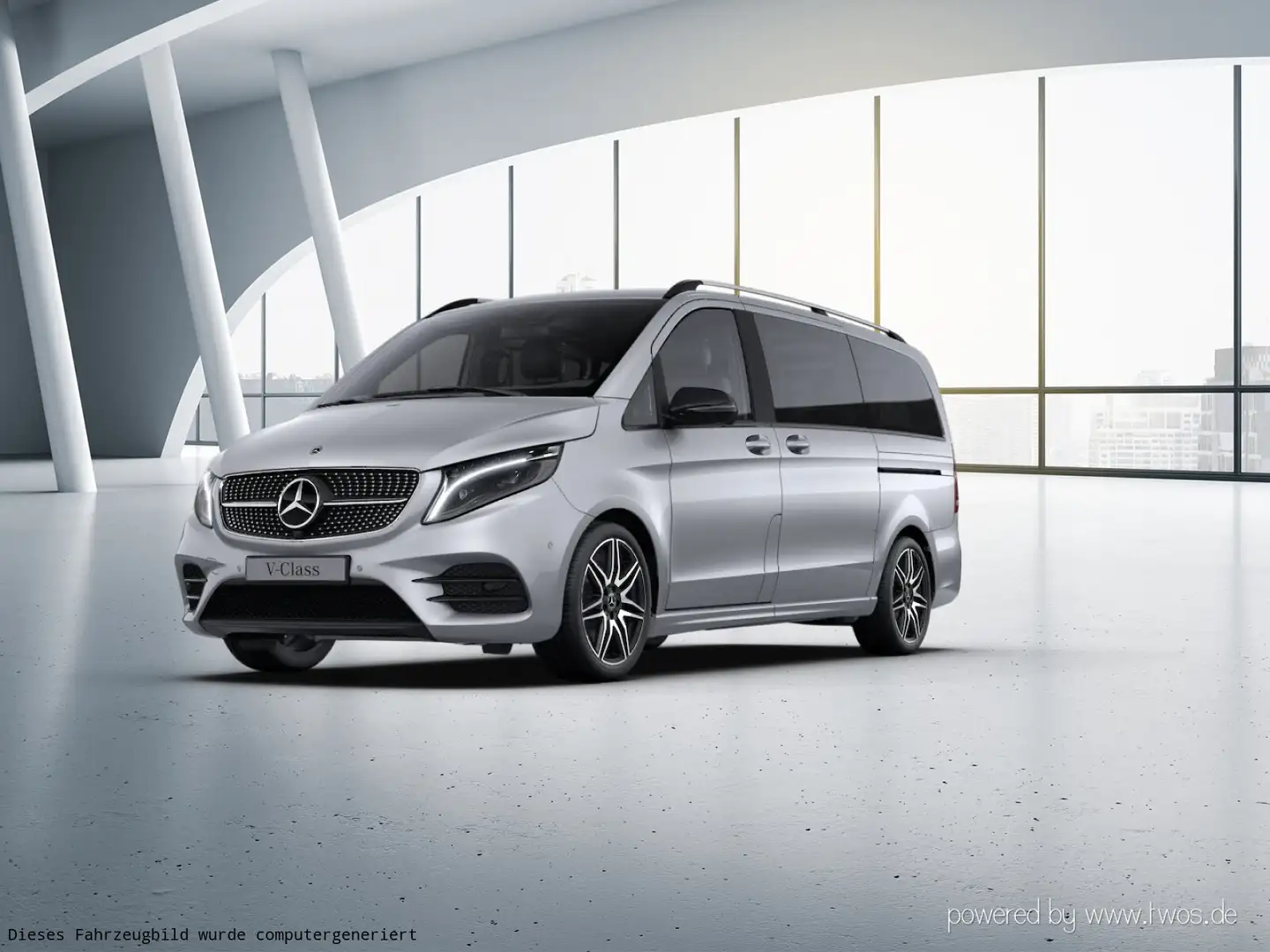 Mercedes-Benz V 300 V 300 d AVANTGARDE EDITION Lang AMG Line/Navi/SHD Silber - 2