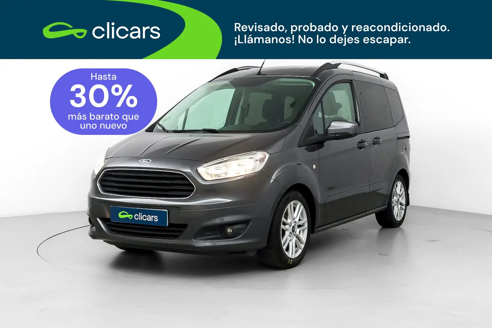 Ford Tourneo Courier 1.0 Ecoboost Titanium Gris - 1