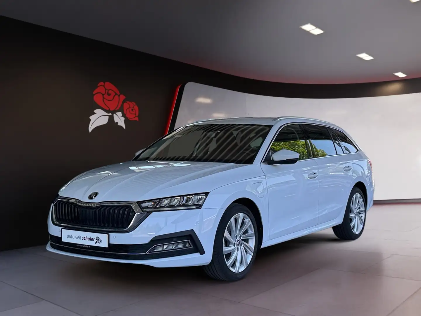 Skoda Octavia Combi iV 1,4 eHybrid DSG Style Navi 18" Weiß - 2