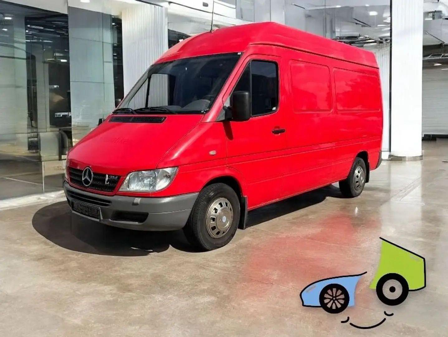 Mercedes-Benz Sprinter Kasten 314 CNG, Sitzh/Navi/PDC/Klima Rot - 1