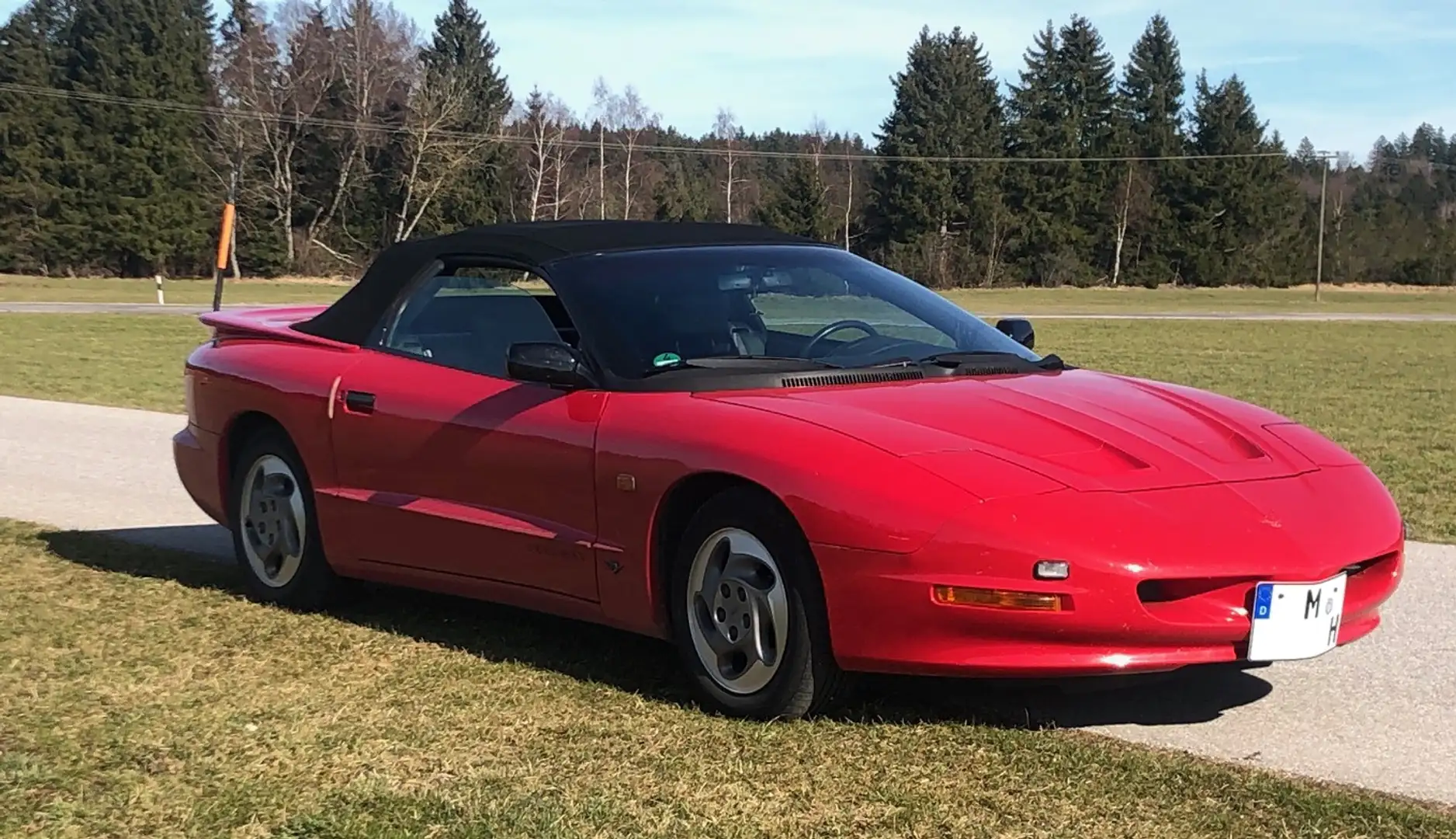 Pontiac Firebird Convertible Rojo - 2