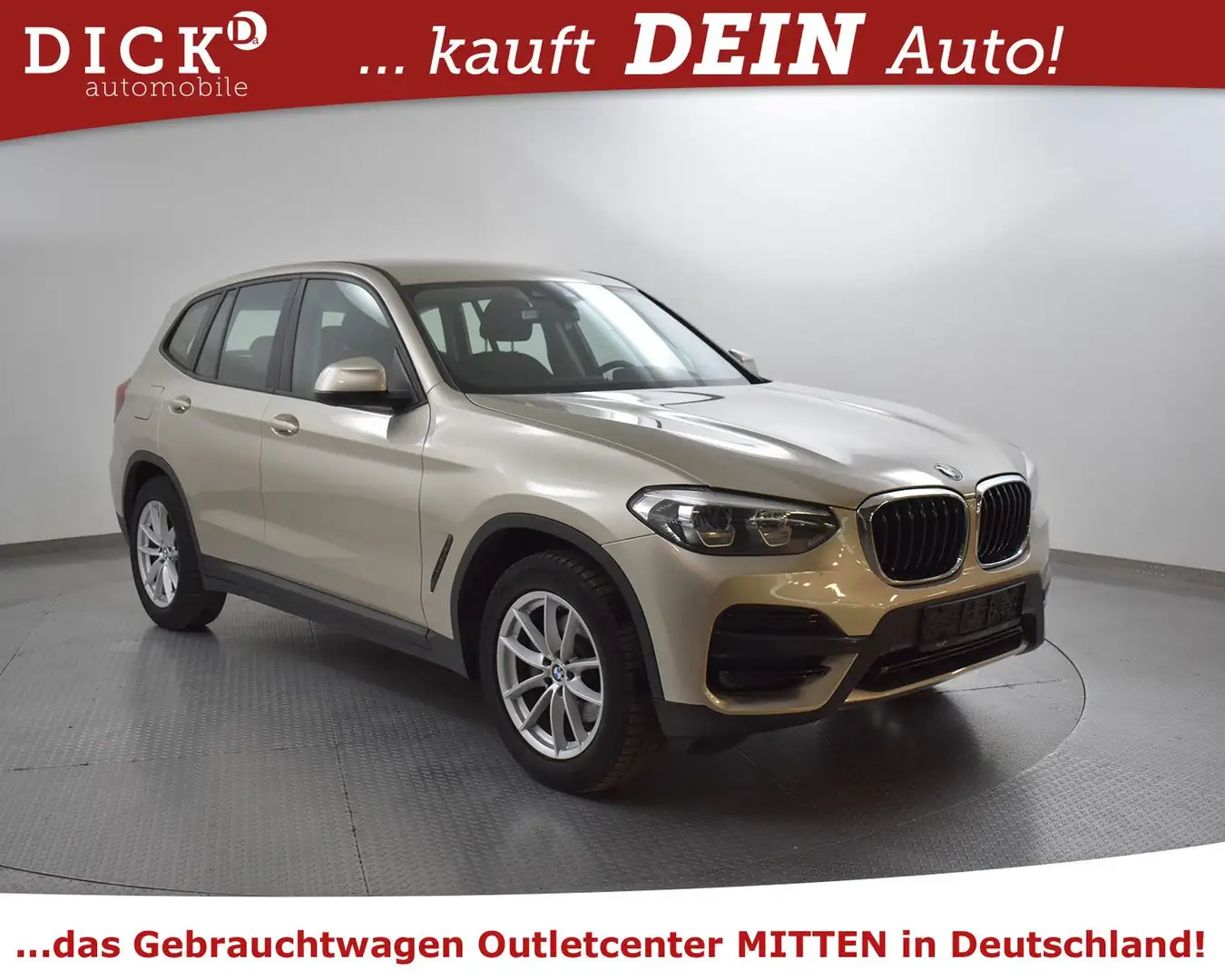BMW X3 xDrive 20d Aut. NAVI PLUS+LED+SHZ+AHK+TEMP+MF Béžová - 1
