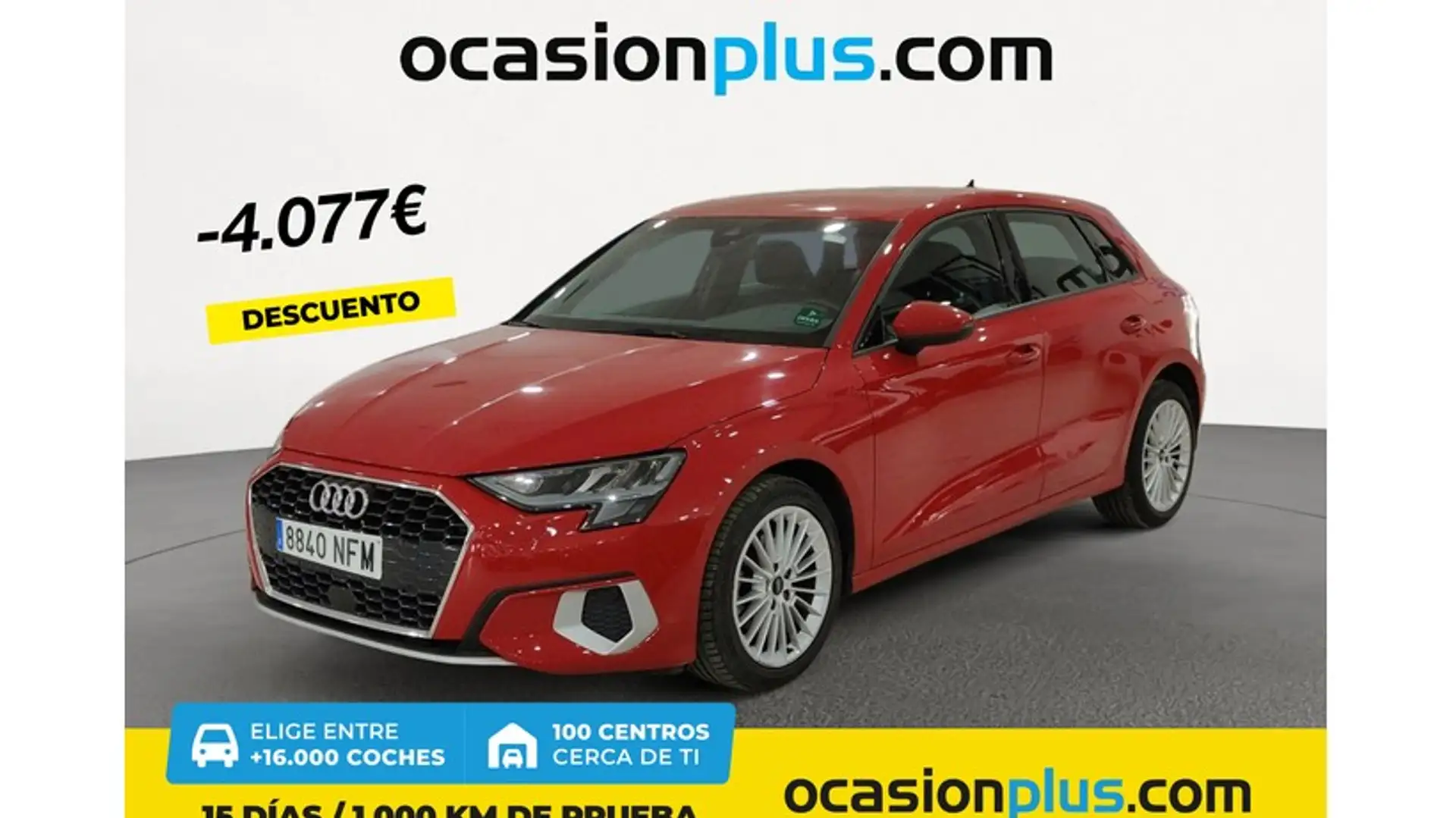 Audi A3 Sportback 30 TFSI Advanced S tronic Rojo - 1