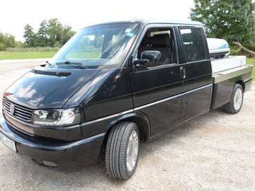 Transporter T4 PVW T4 Doka VR6 2,9 l – 190 PS – eingetragen – außergewöhnlicher Einzelumbau Preis: 16.900 € VB