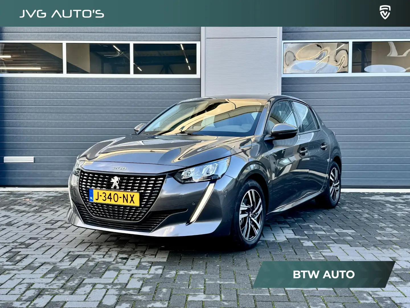 Peugeot 208 1.2/ 101 PK Allure LED/ Camera/ BTW/ PDC V+A/ 1e e Gris - 1