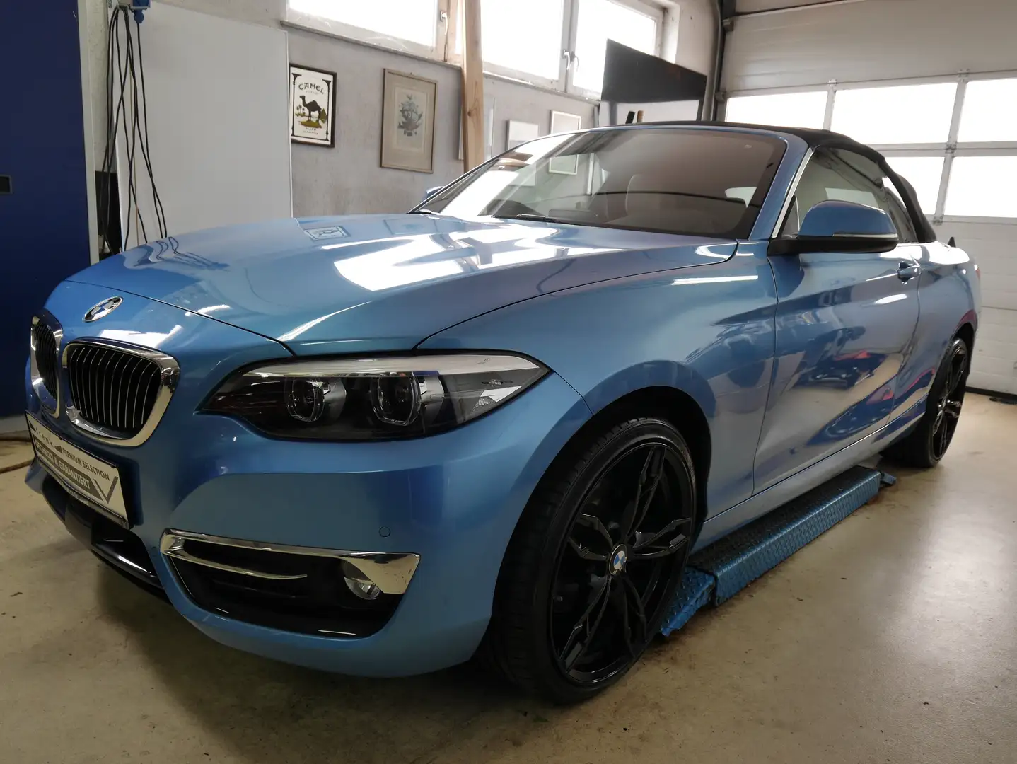 BMW 220 i CABRIO ,Harman Kardon,19 Zoll, incl. 1J.GARANTIE Blue - 1