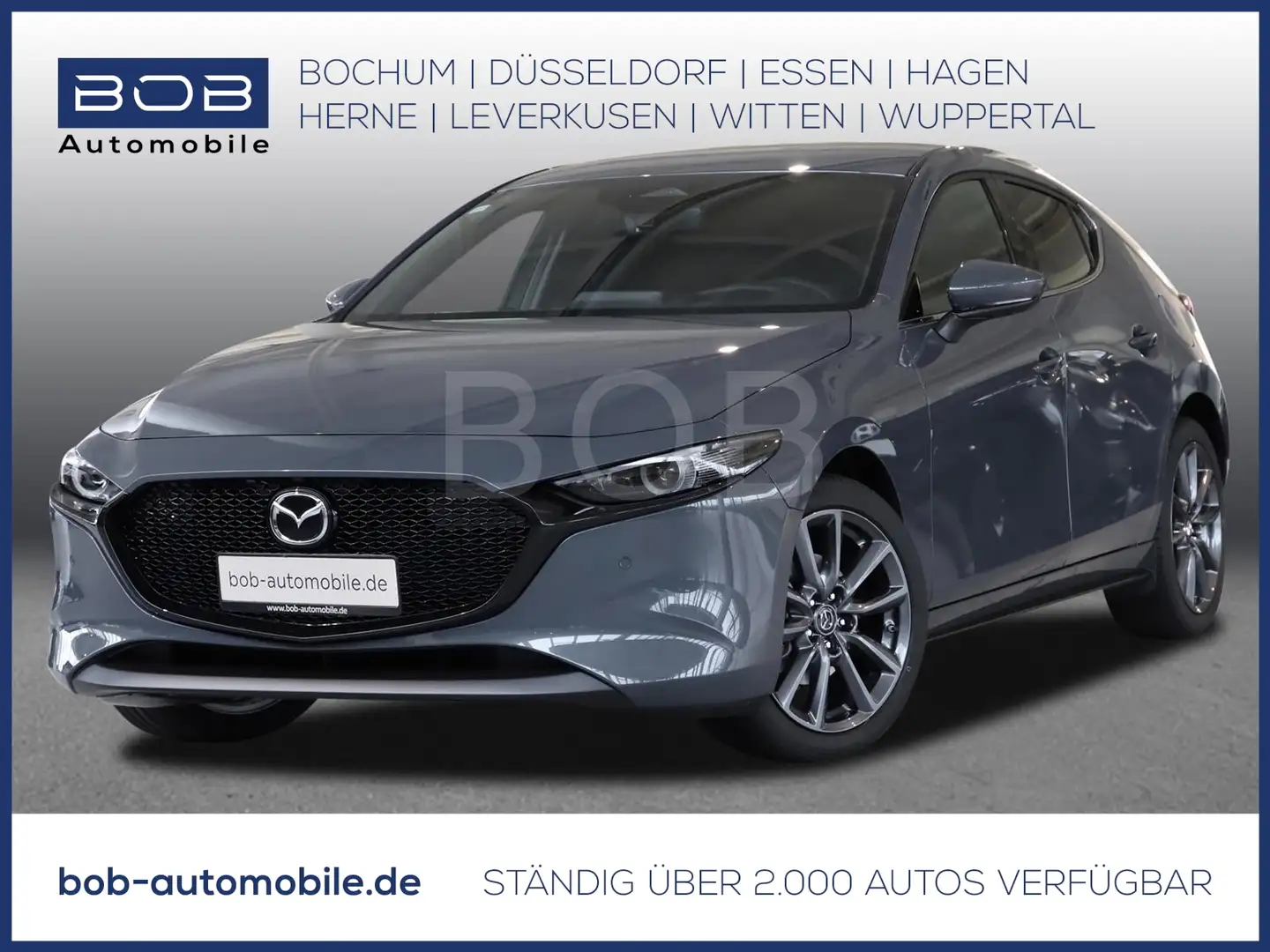 Mazda 3 G 140 Exclusive-line  NAVI SHZ PDC Grau - 1