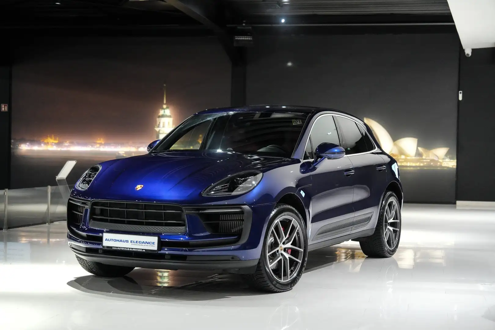 Porsche Macan S1.HD*18-WEGE*SPORT-CHRONO*BICOLOR-LEDER* Bleu - 1