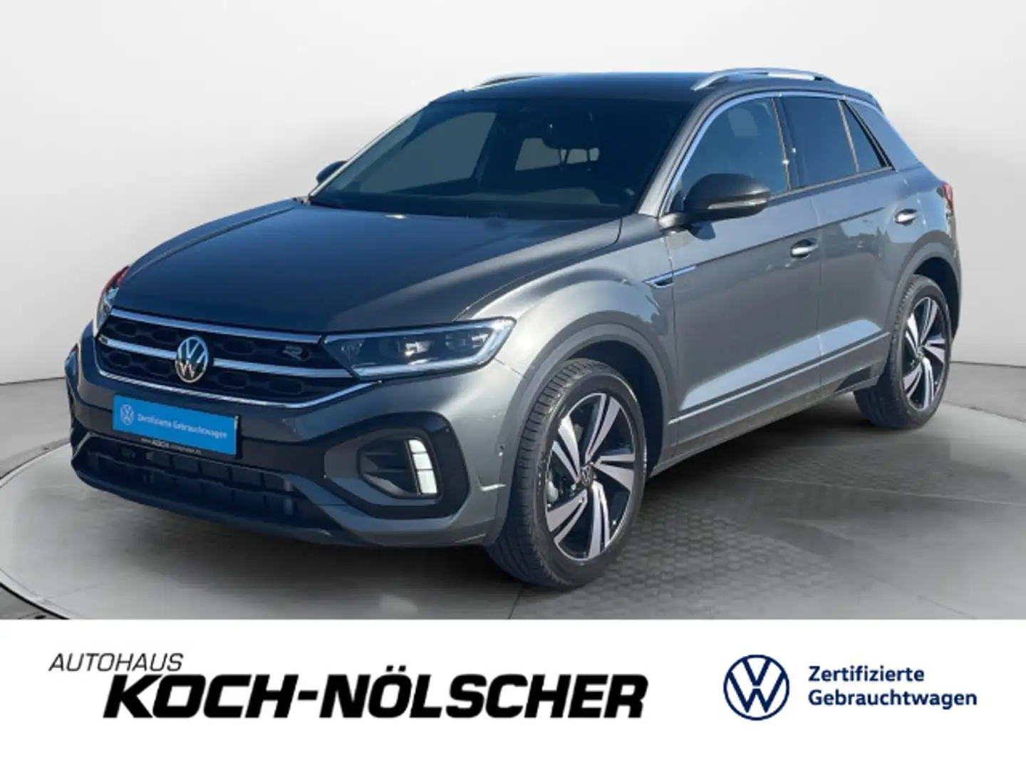 Volkswagen T-Roc 1.5TSI R-Line DSG Navi LED AHK Kamera Grau - 1