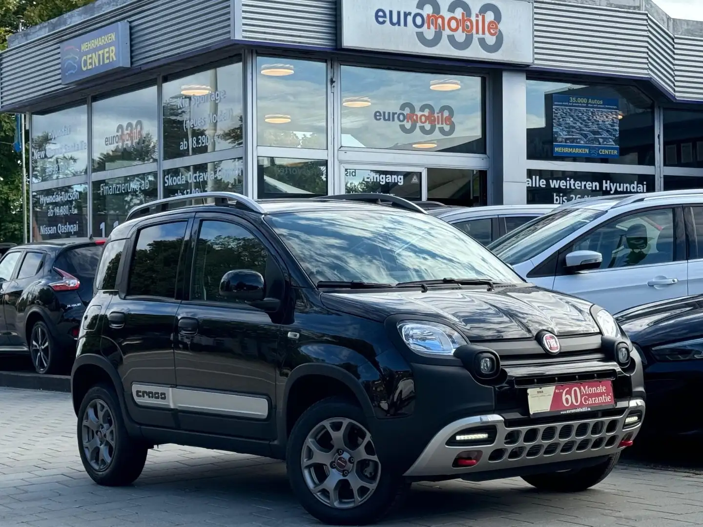 Fiat Panda Cross 4x4  * 2800km * Allrad* Schwarz - 1