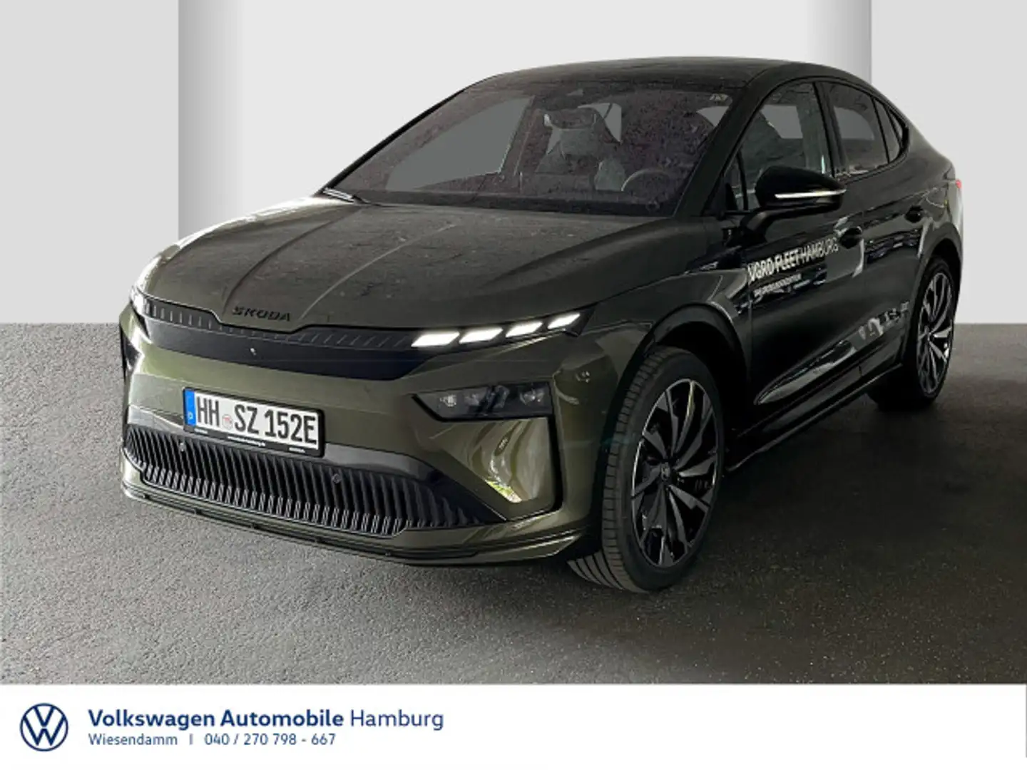 Skoda Enyaq 85x Sportline Navi LED AHK Grün - 1