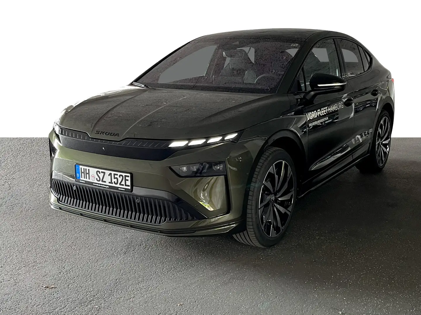 Skoda Enyaq 85x Sportline Navi LED AHK Grün - 2