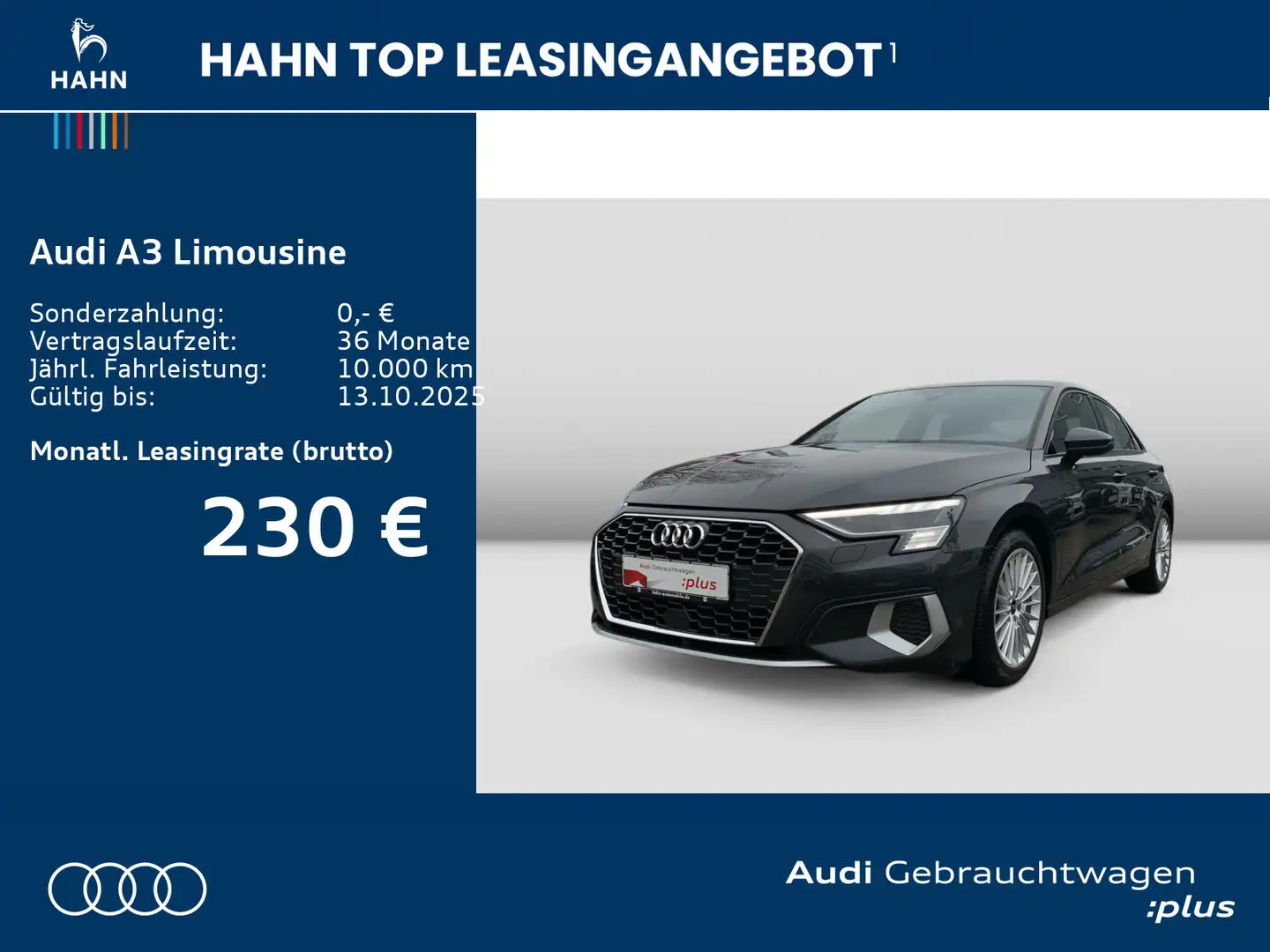Audi A3 35 TFSI 6-Gang advanced Matrix Navi Gris - 2