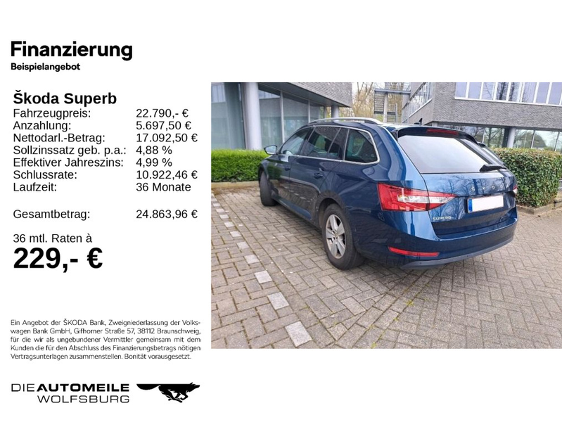 Skoda Superb Combi 1.5TSI DSG AHK/ACC/VIRTUAL/NAVI/LED — photo 2