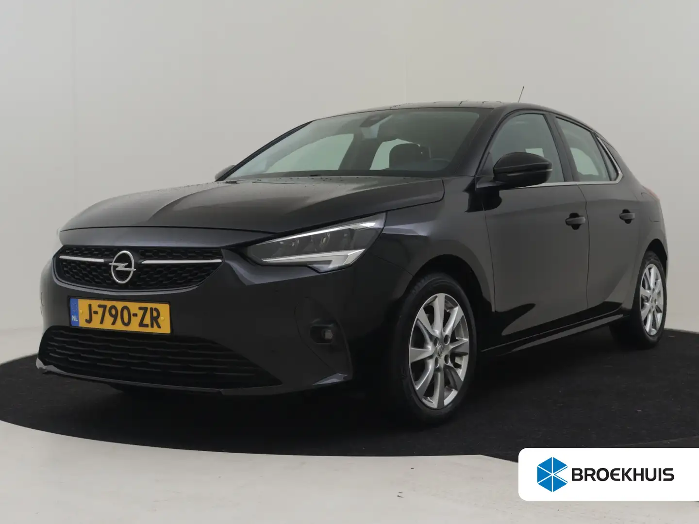 Opel Corsa 1.2 Elegance 102pk | Navigatie | Keyless | Cruise Zwart - 1