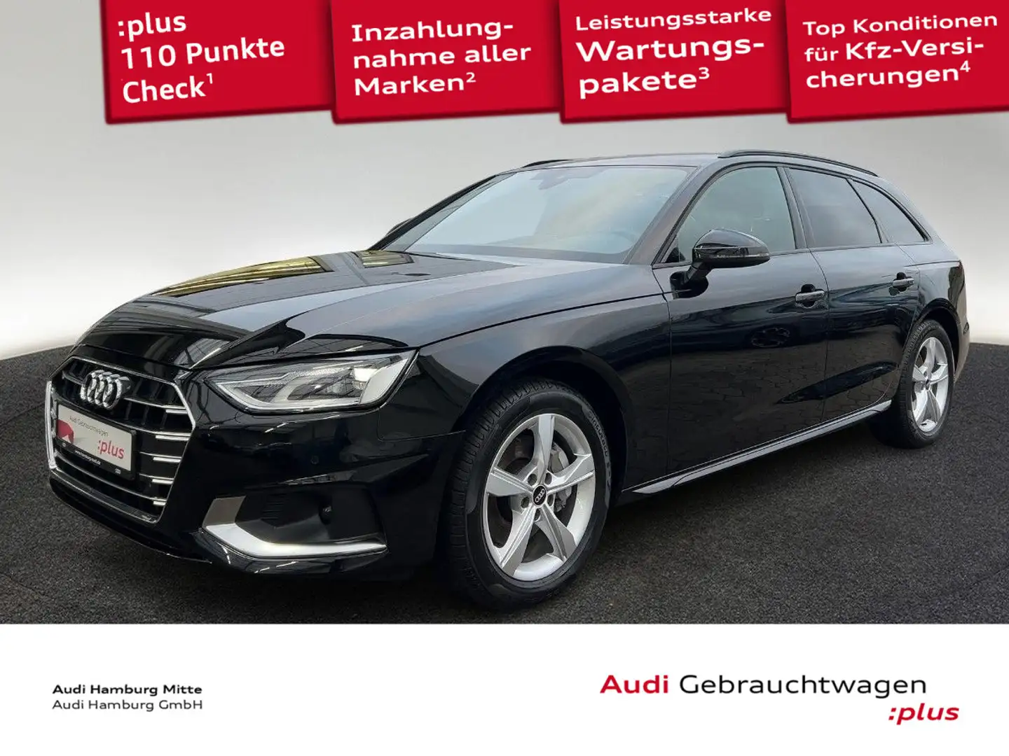 Audi A4 40 TDI advanced S tronic Virtual Navi S Schwarz - 1