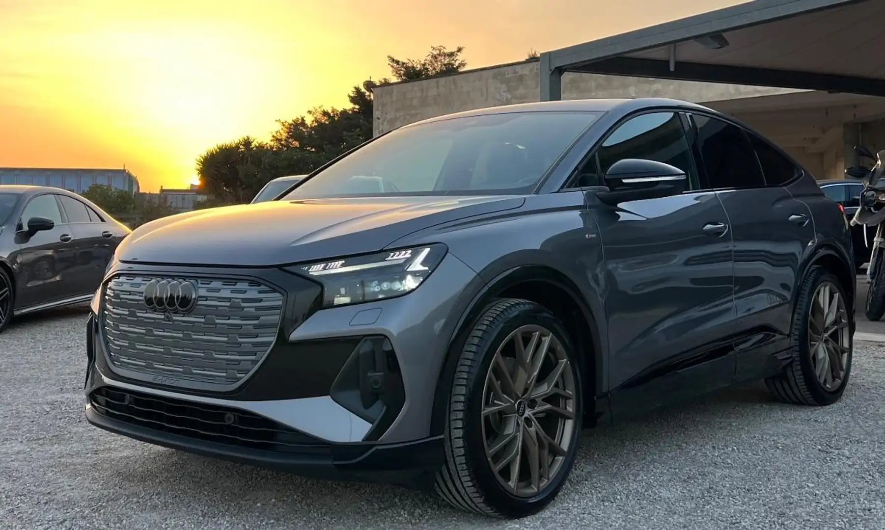 Audi Q4 e-tron Q4 SPB 35 e-tron S line edition Grigio - 2