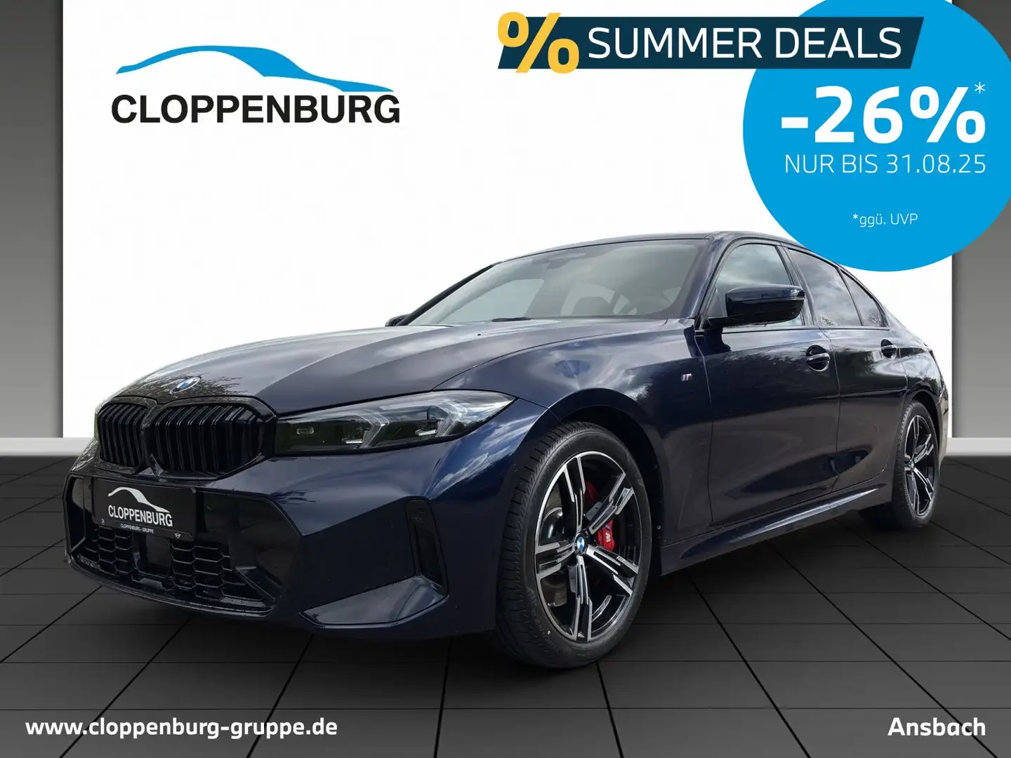 BMW 330 i xDrive M Sportpaket AHK+Navi UPE: 75.520€ Albastru - 1