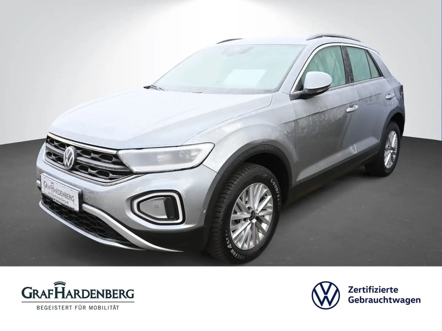 Volkswagen T-Roc 1.5 TSI Automatik Life IQ Drive SzHzg PDC LED Silber - 1