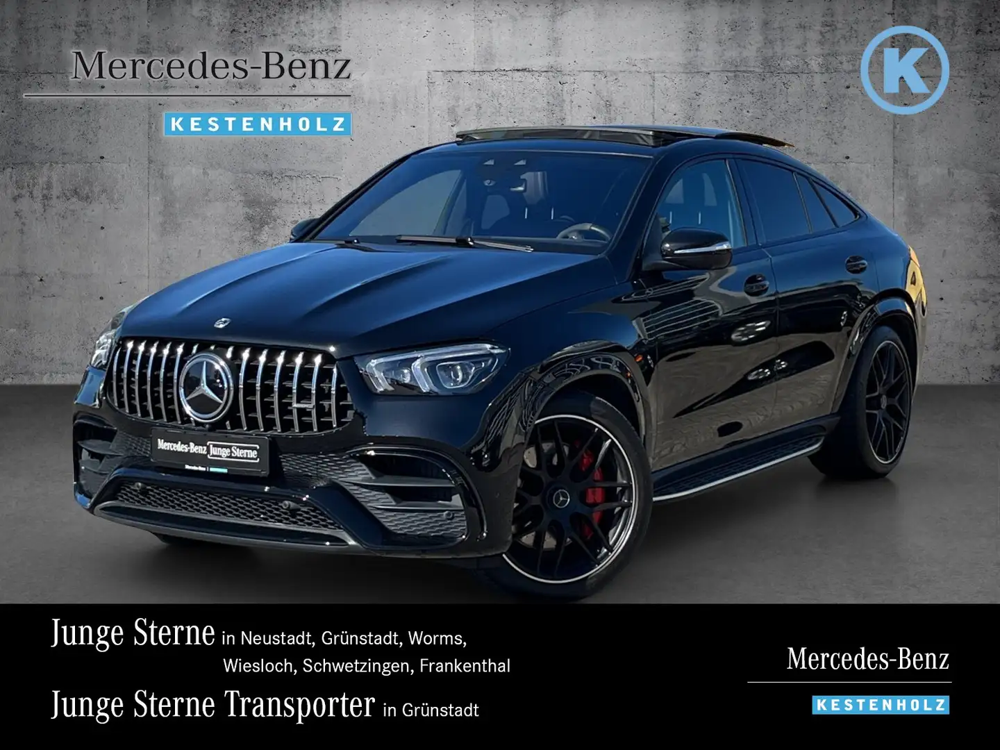 Mercedes-Benz GLE 63 AMG GLE 63 S AMG 4M NIGHT+AHK+DISTR+PANO+BURM+SITZKL Noir - 1