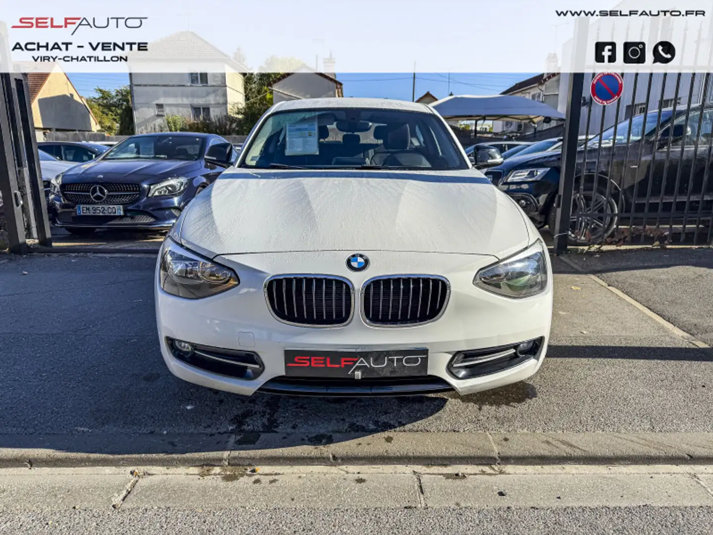 BMW 114 (F21/F20) 114D 95CH SPORT 3P Blanc - 2