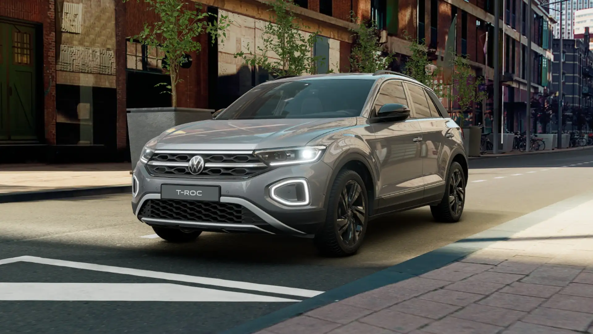 Volkswagen T-Roc Style 4MOTION DSG PANO AHK R-KAMERA LED Gris - 2