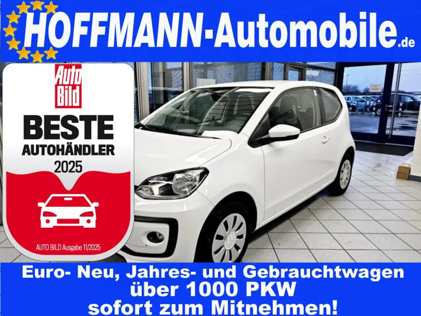 Volkswagen up! Kamera,PDC,Tempomat,Sitzheizung Weiß - 1