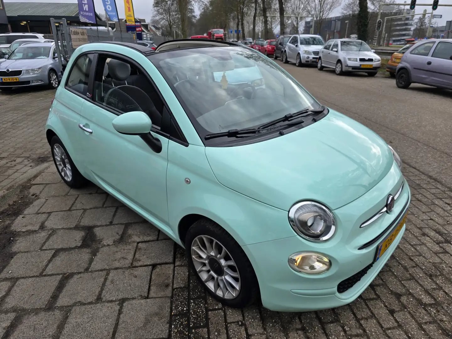Fiat 500C 500 0.9 TA T Popstar Groen - 1