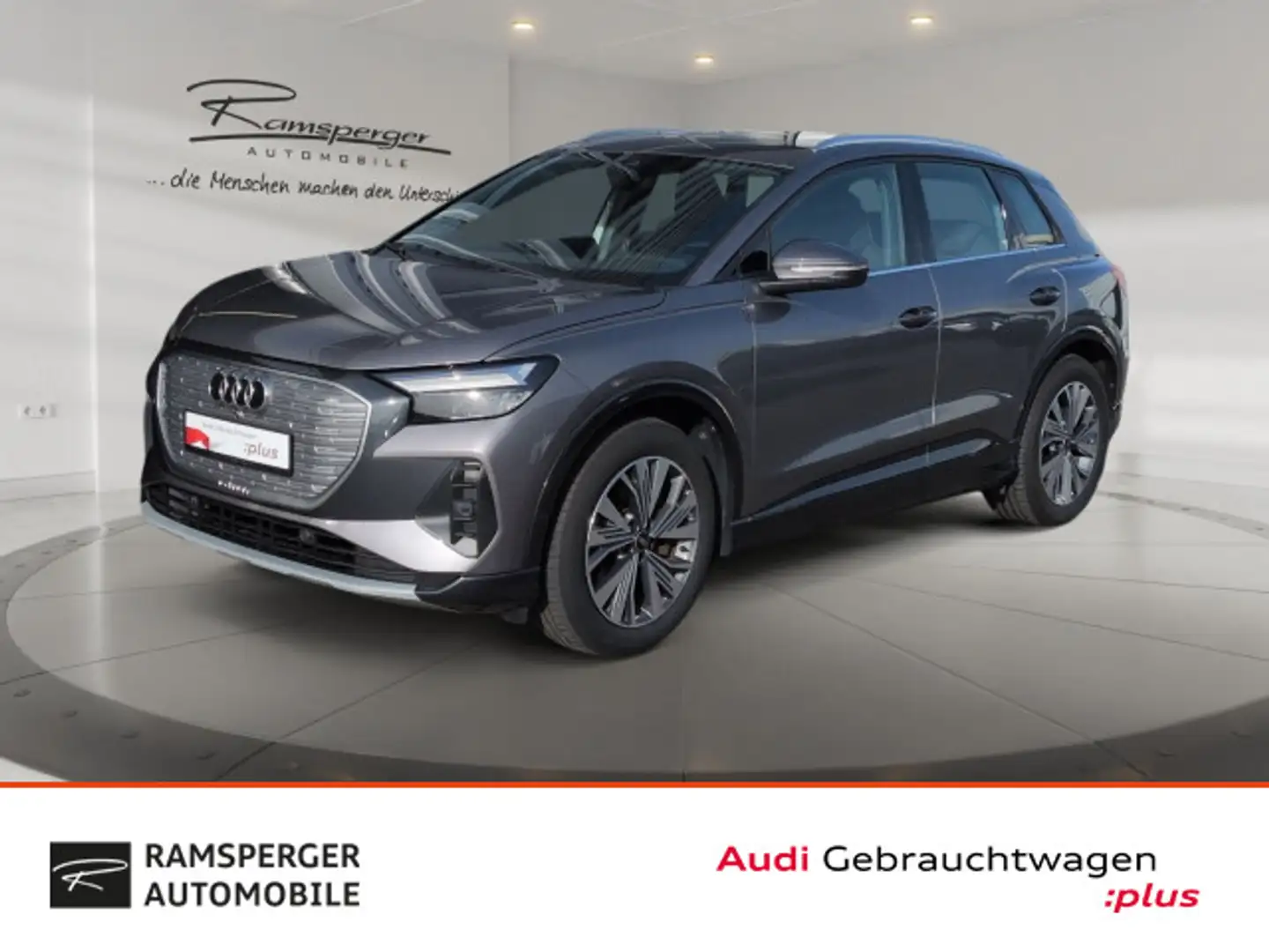 Audi Q4 e-tron 40 LED ACC Navi Kamera AHK Grau - 1