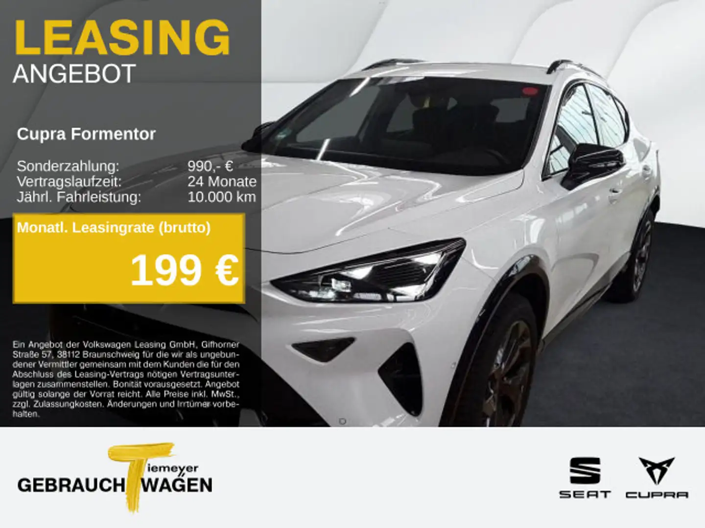 CUPRA Formentor 1.5 eTSI DSG SIDE-ASSIST 360° eKLAPPE Weiß - 1