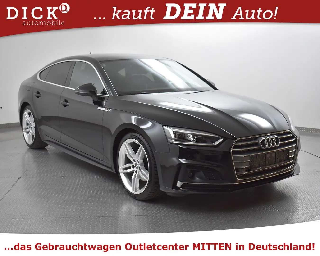 Audi A5 SB 40T Sport 2X S LINE+VIRTU+KAM+AHK+LED+19" Black - 1