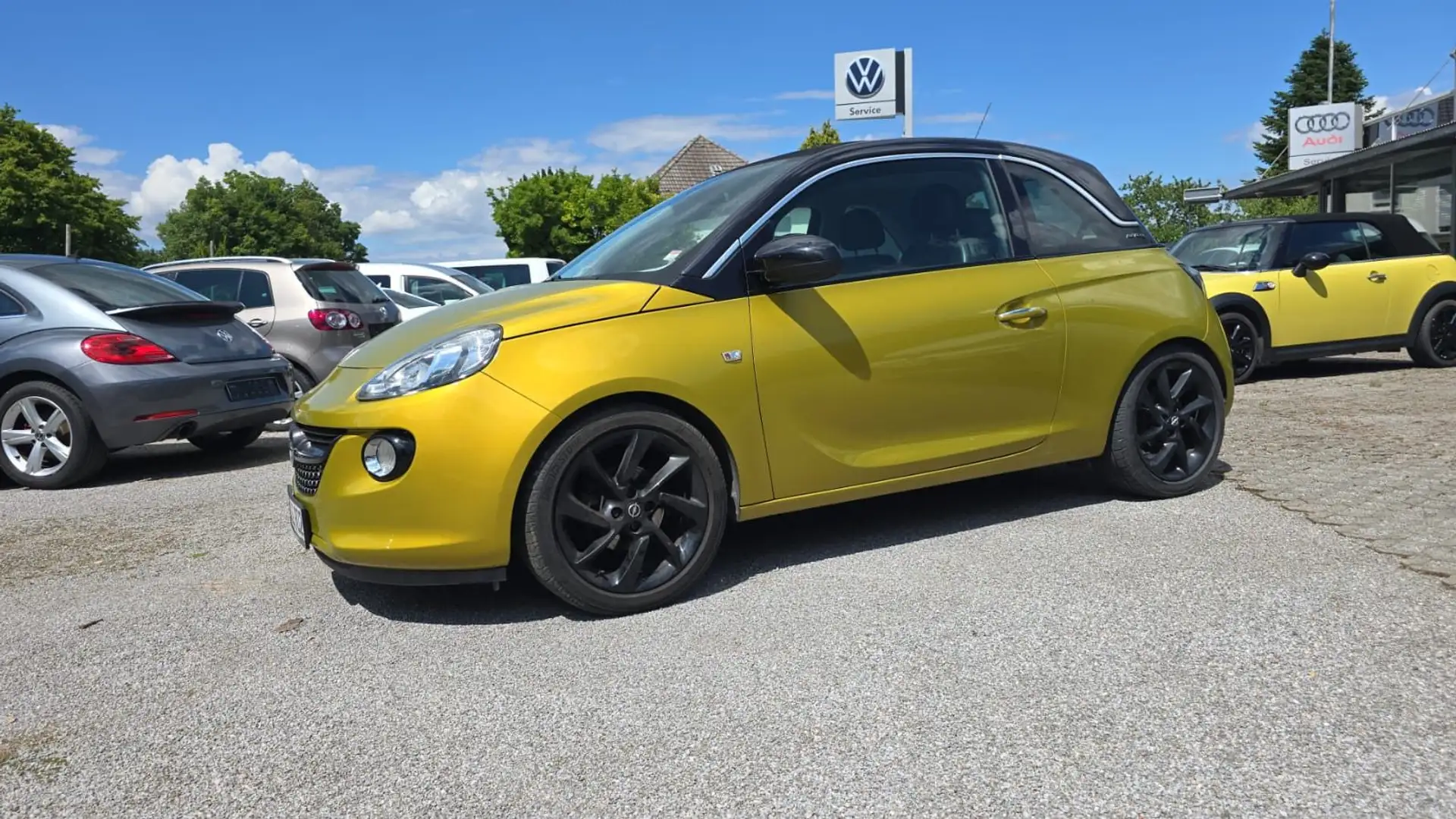 Opel Adam Open Air 4.0 IntelliLink GRA PDC Faltd. Lh Gelb - 1