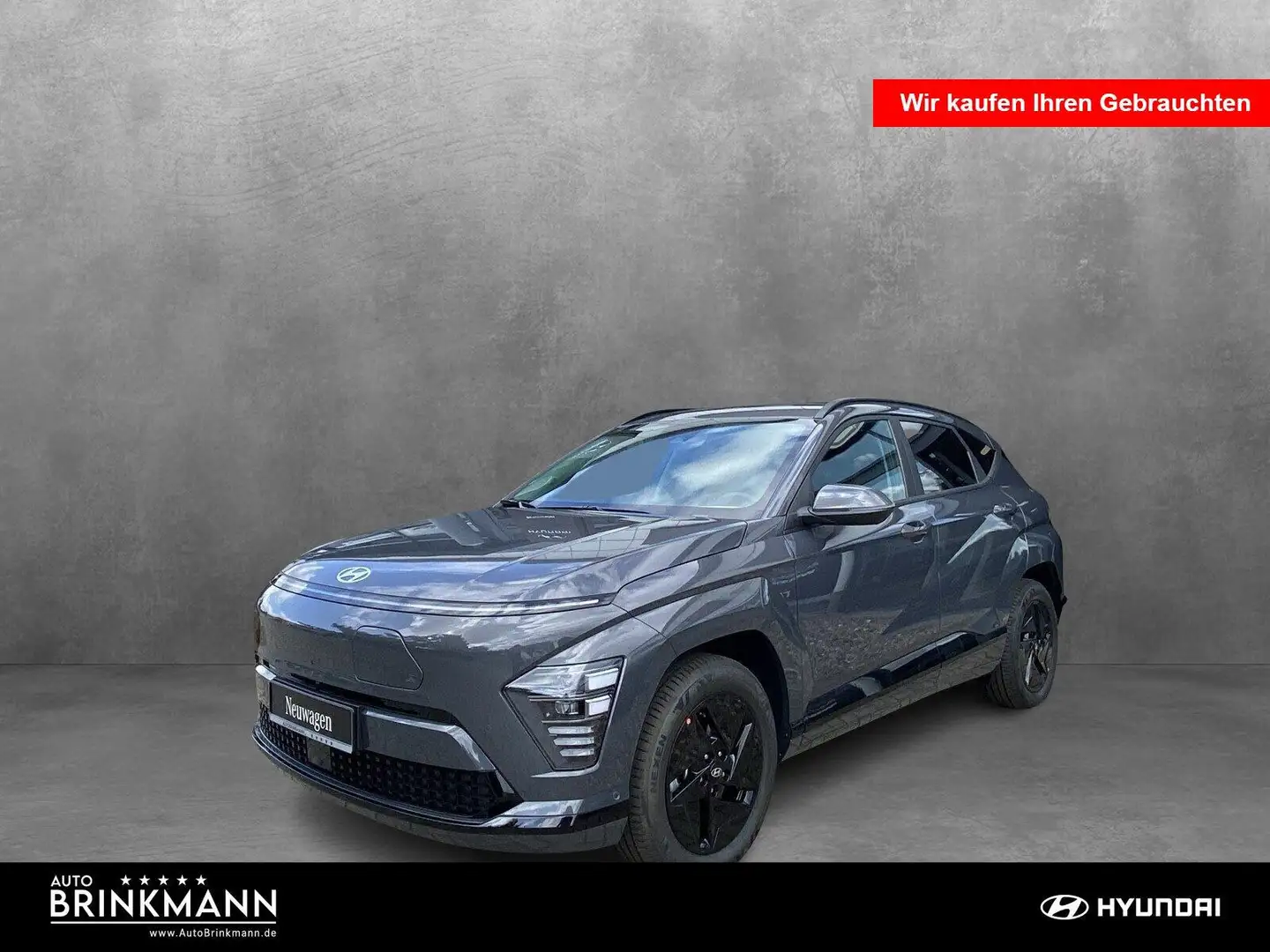 Hyundai KONA Kona Trend Elektro 2WD SHZ/360°/elekt.Heckkl. Grijs - 1